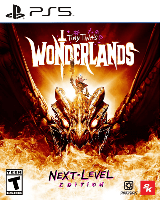 Tiny Tina's Wonderlands box art for Playstation 5